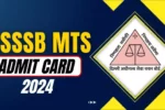 DSSSB MTS Admit Card 2024