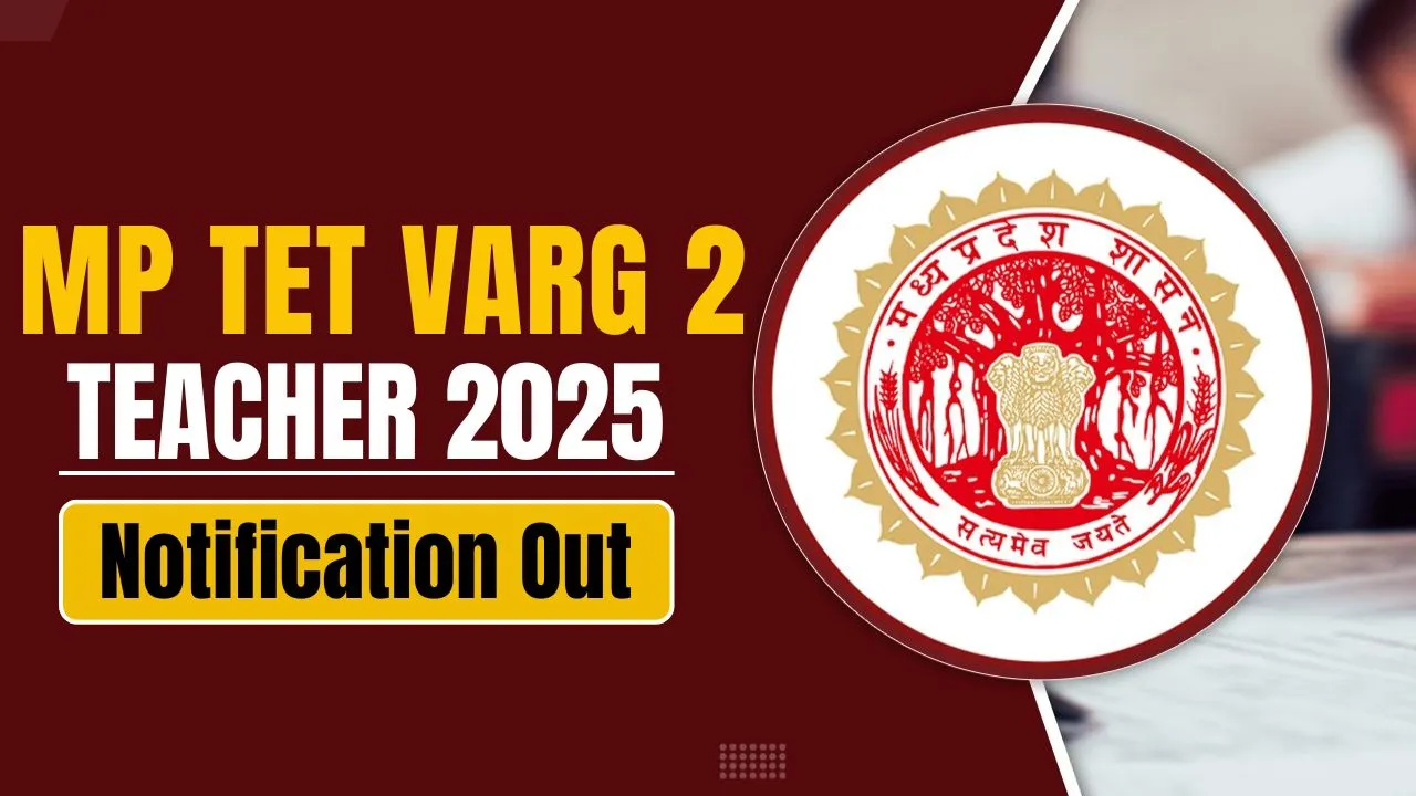 MP TET Varg 2 Teacher Notification 2025