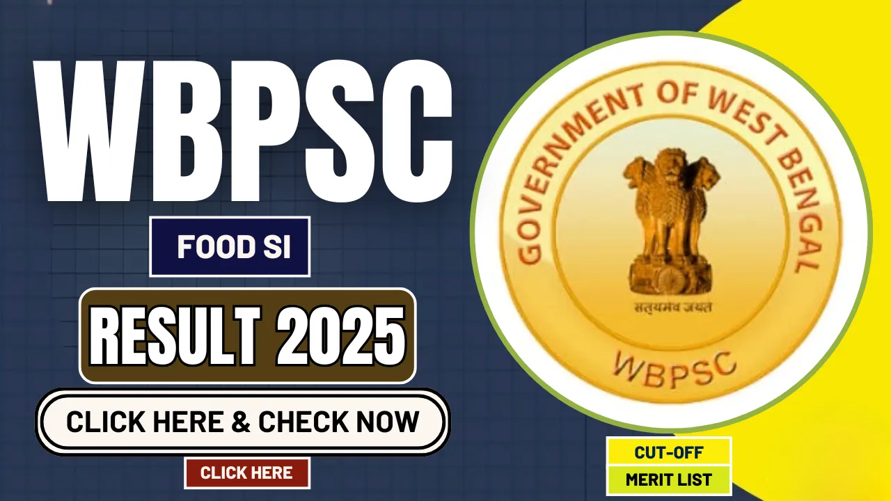 WBPSC Food SI Result 2025